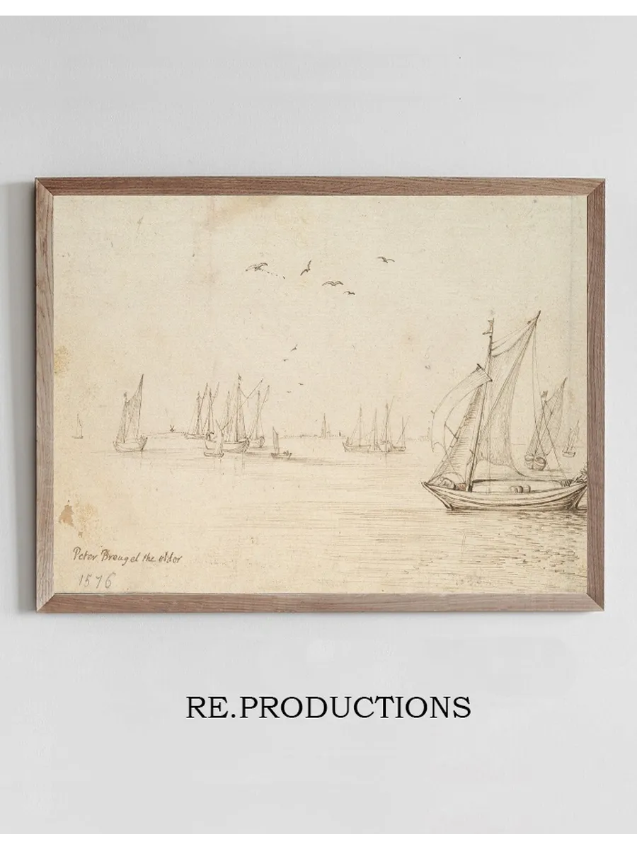 Sailboats, A City in theDistance