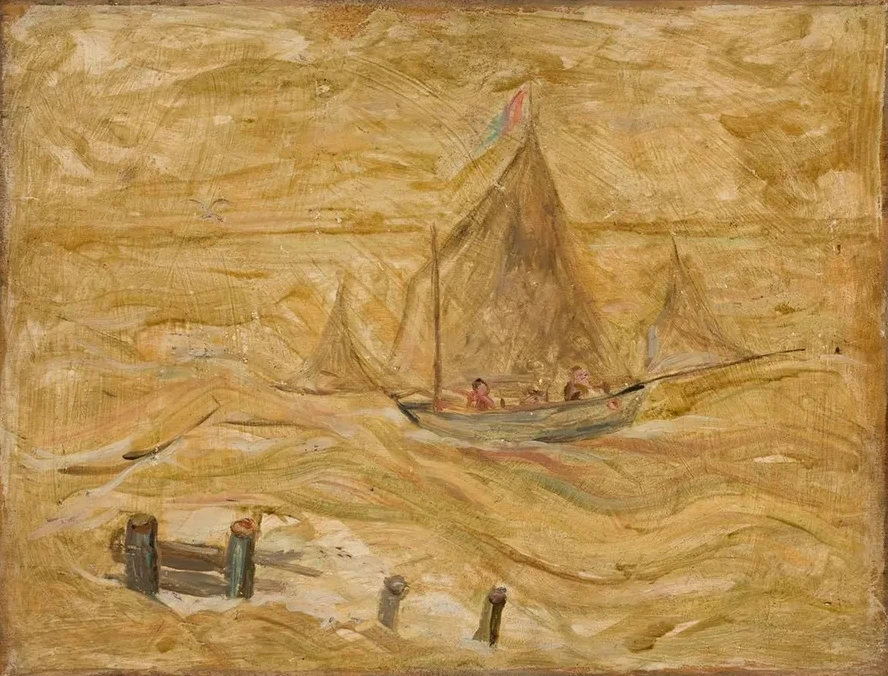 Sailing Boat on a Sea