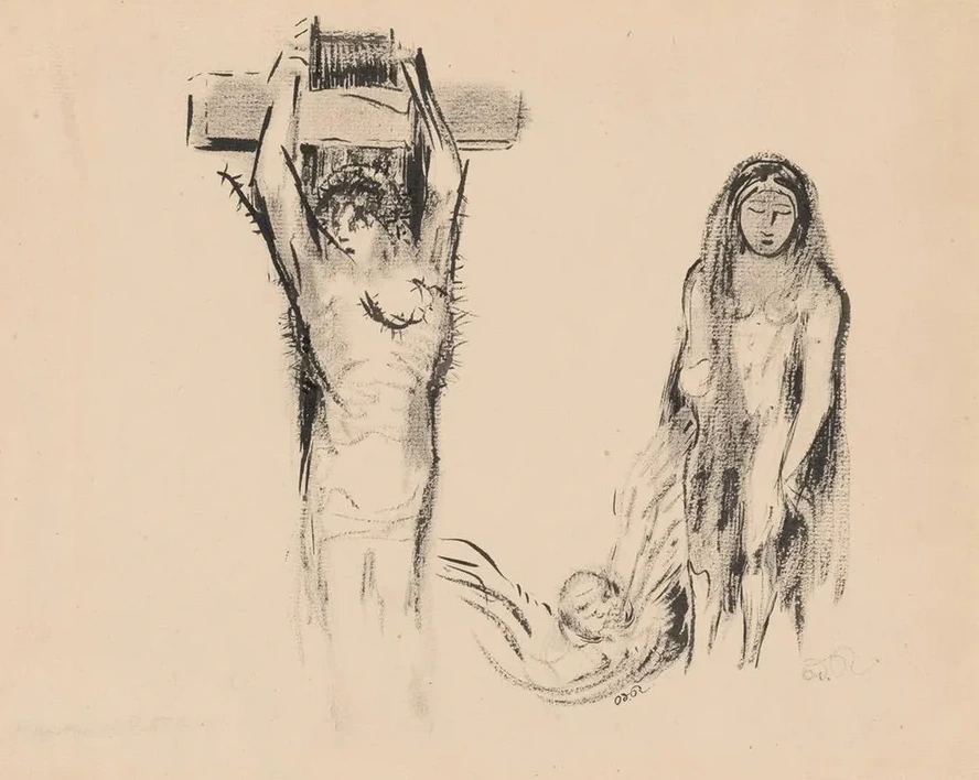 Saint Anthony and the Two Temptresses (saint Antoine et Deux Tentatrices)