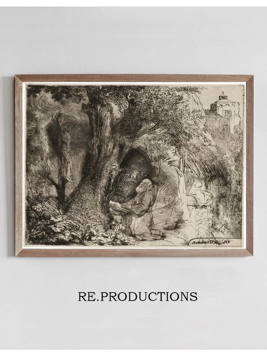 Saint Francis Beneath a Tree Praying