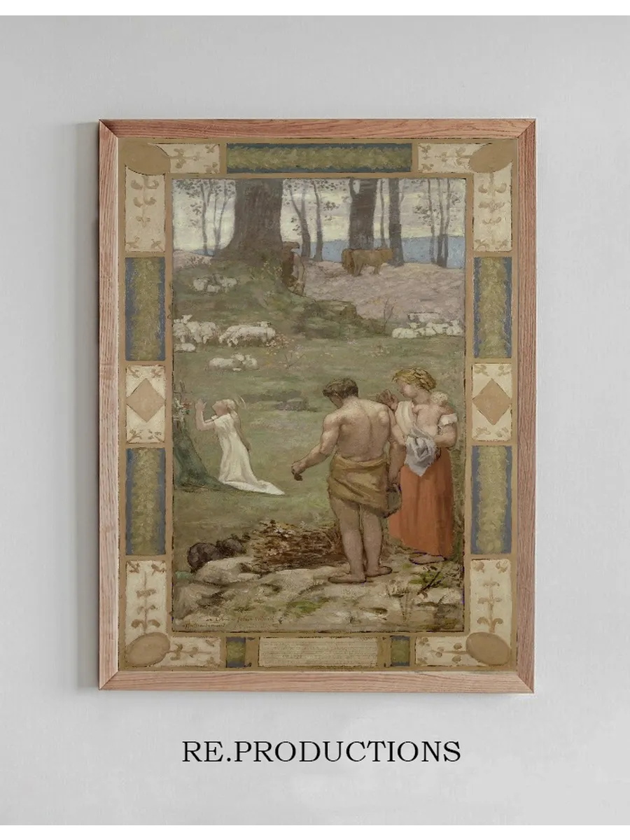 Saint Genevieve as a Child in Prayer