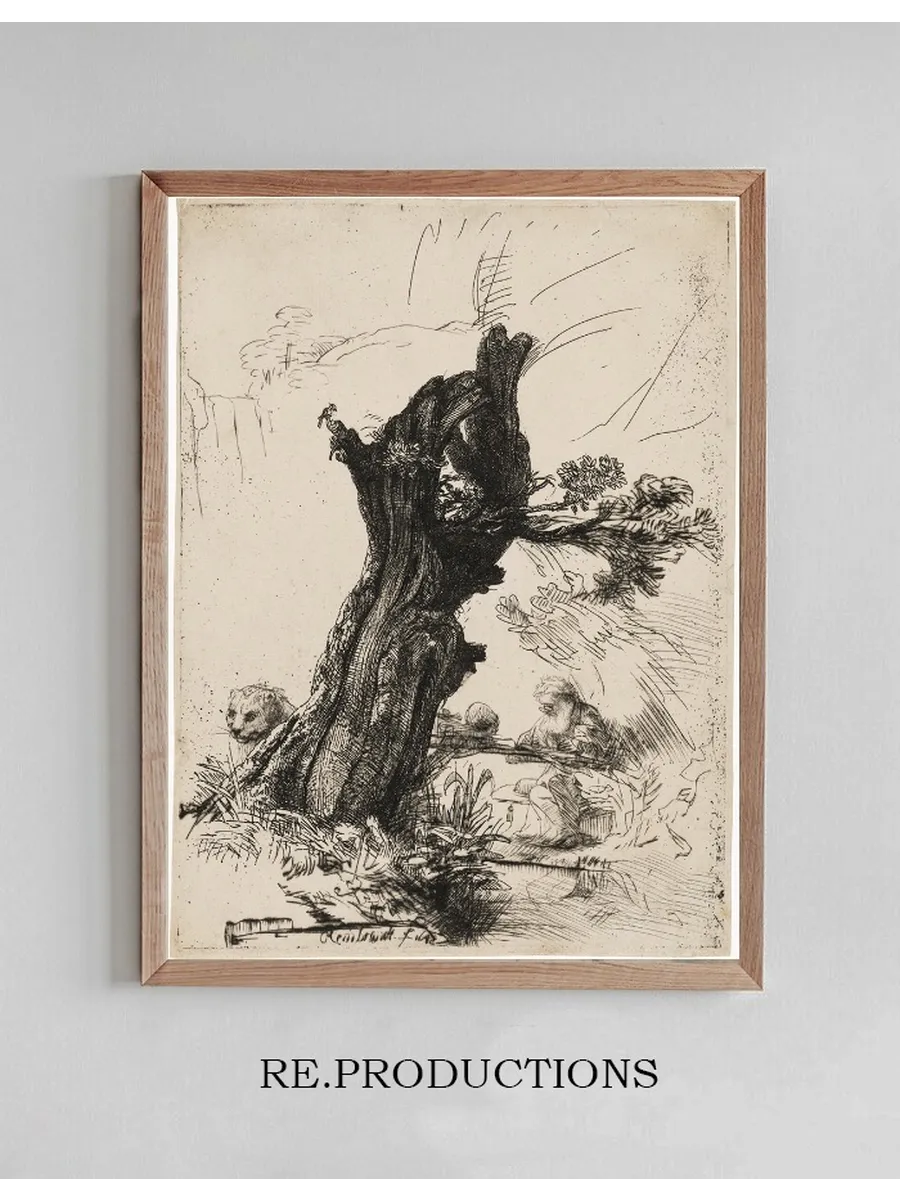 Saint Jerome beside a Pollard Willow
