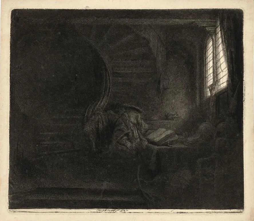 Saint Jerome in a Dark Chamber
