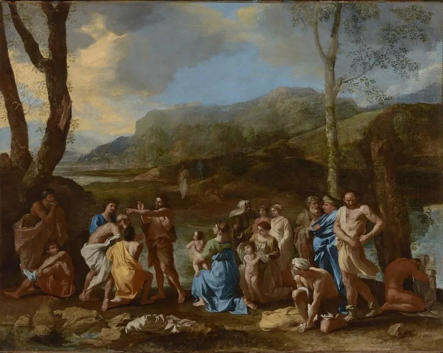 Saint John Baptizing in the River Jordan