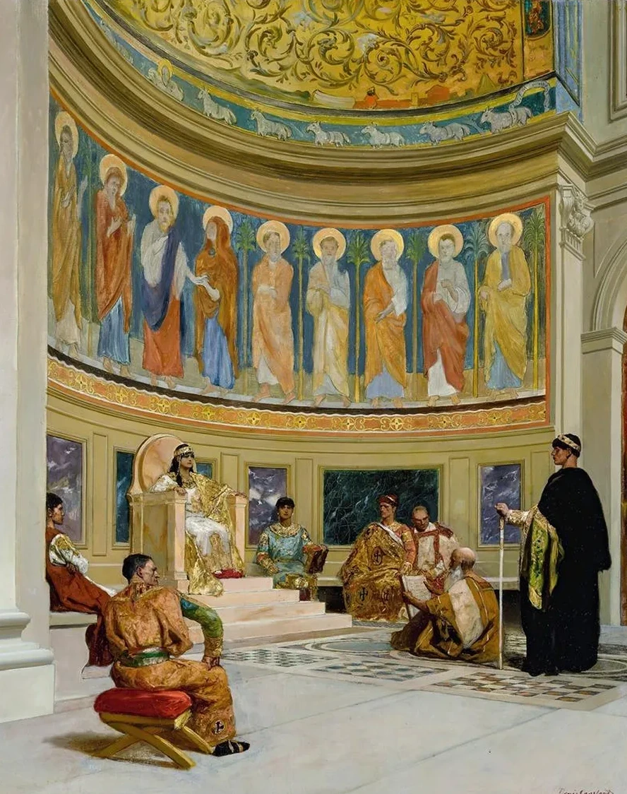 Saint John Chrysostom Exiled By The Empress Eudoxia