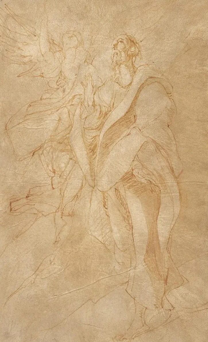 Saint John the Evangelist and an Angel