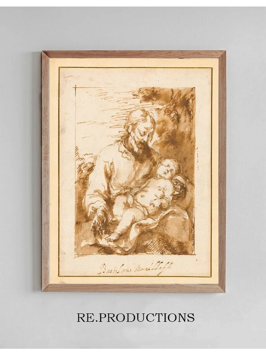 Saint Joseph and the Sleeping Christ Child