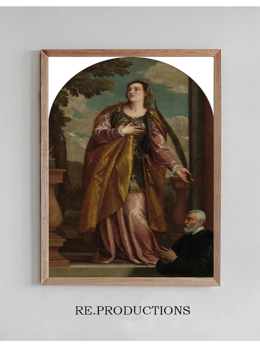 Saint Lucy and a Donor