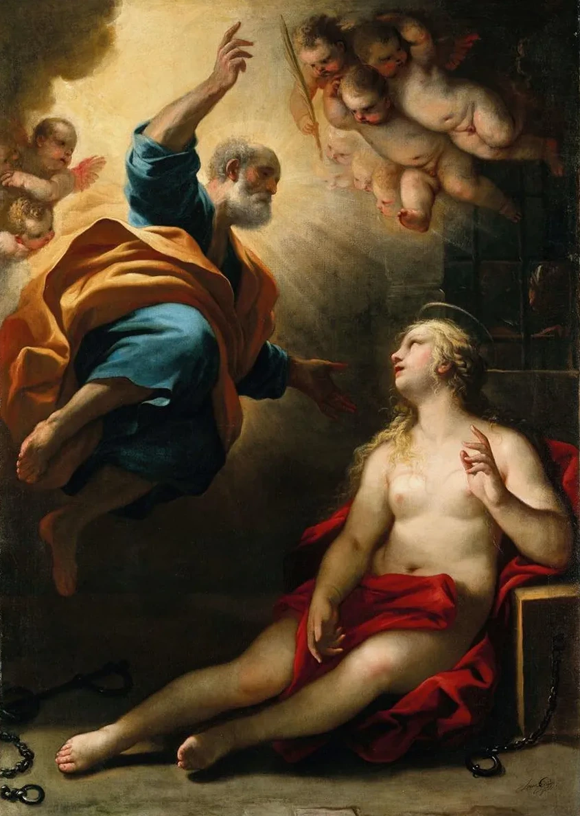 Saint Peter healing Saint Agatha