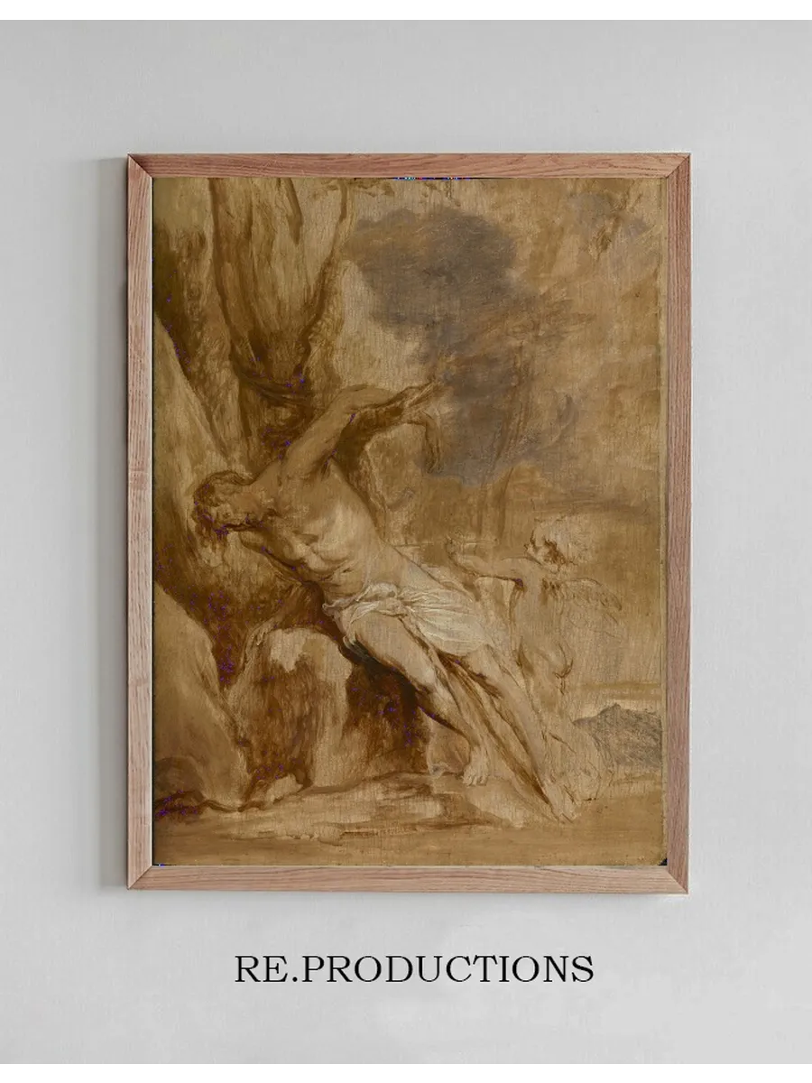 Saint Sebastian Tended by an Angel