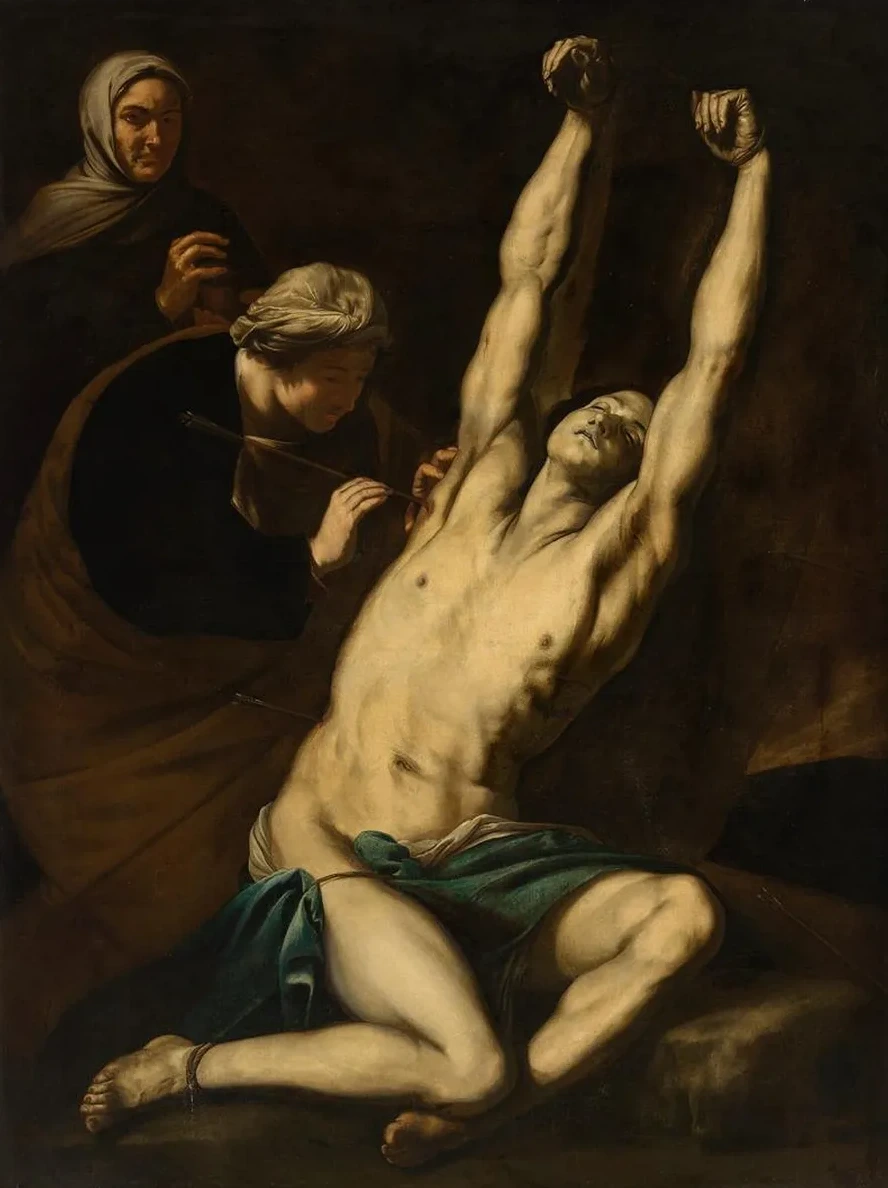 Saint Sebastian Tended by Saint Irene