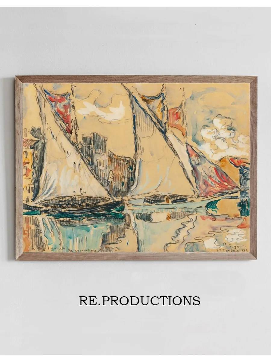 Saint - Tropez, Voiles Au Sec