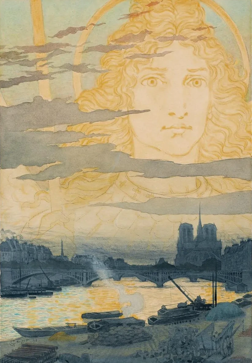 Sainte Genevi ve Veillant Sur Paris