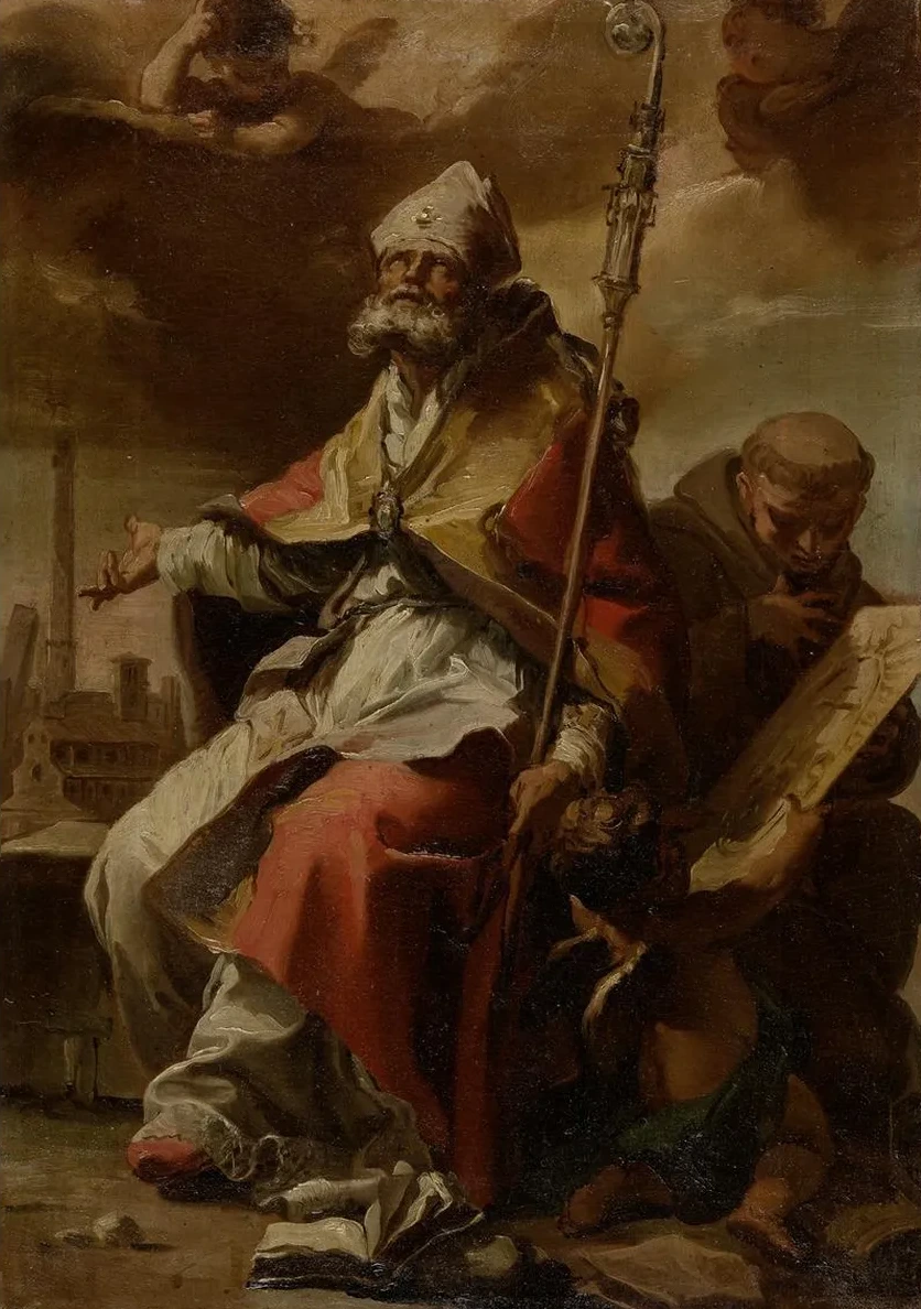 Saints Petronius of Bologna and Bernardin of Siena