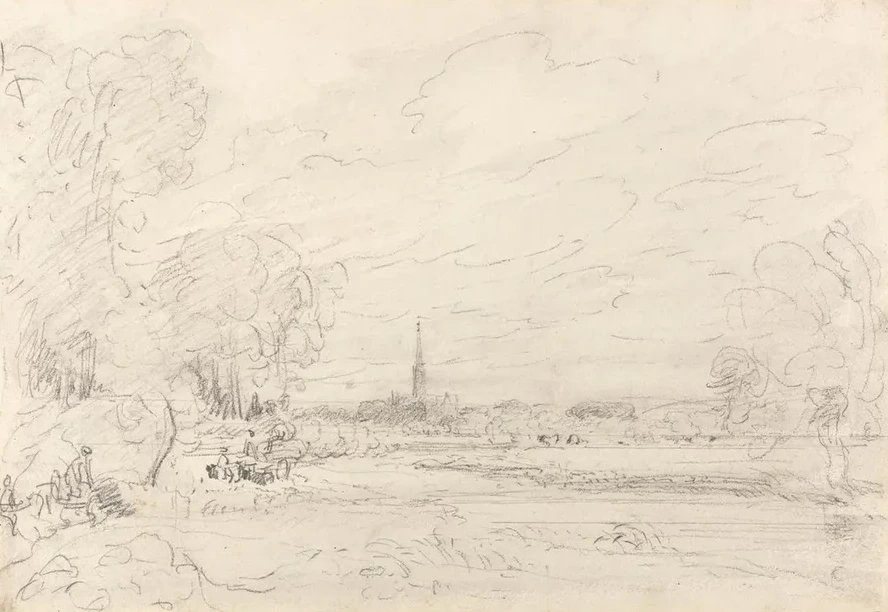 Salisbury Cathedral from the Meadows