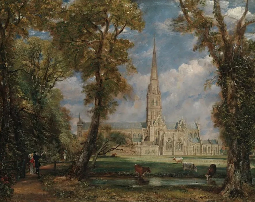 Salisbury Cathedral from the Bishop's Grounds