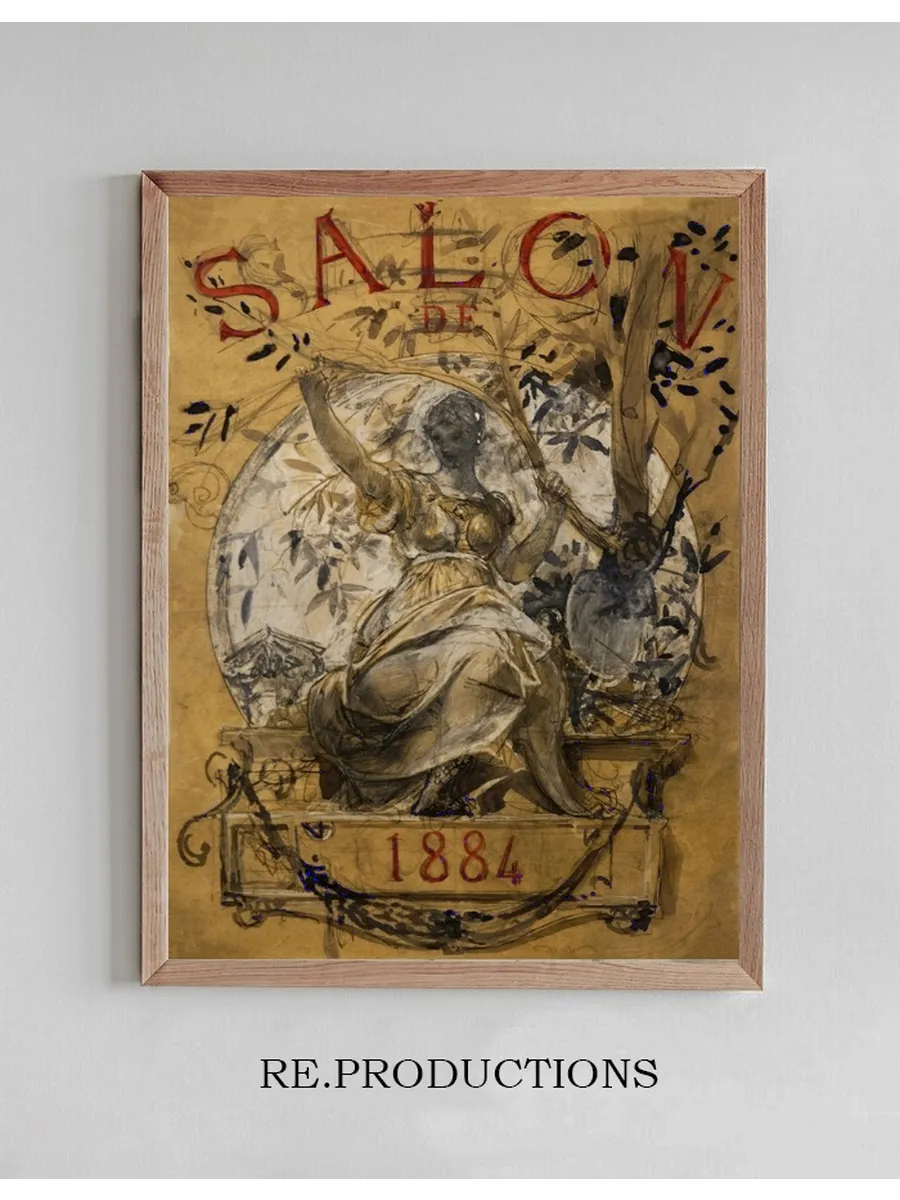 Salon de 1884, Projet de Couverture