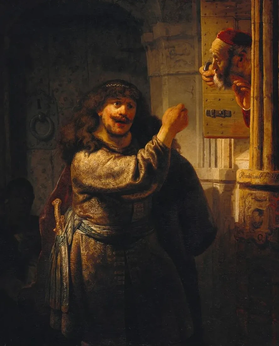 Samson Threatening His Father - in - Law