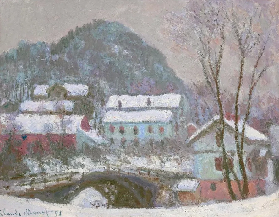 Sandviken, Norv Ge, Effet de Neige
