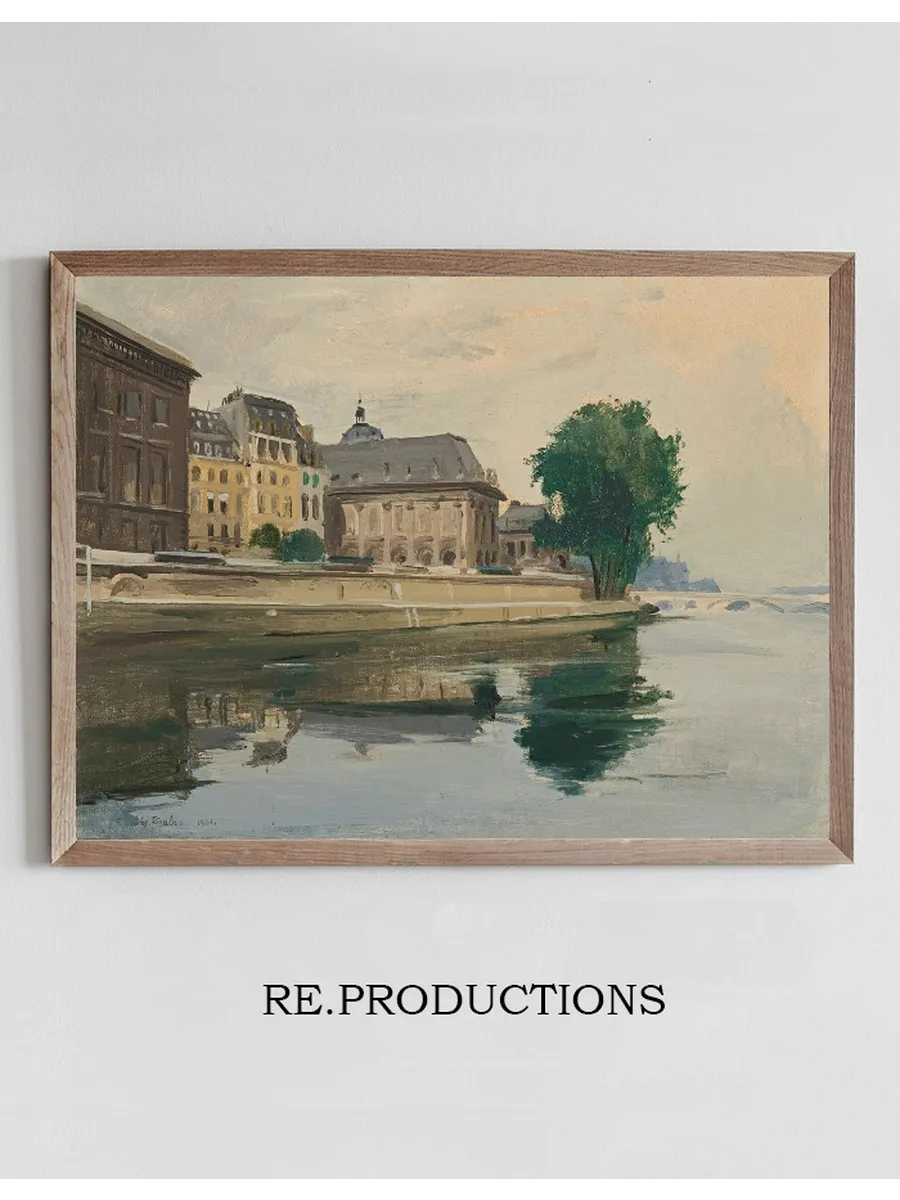 Sans titre (La Seine et l Institut de France, Paris)