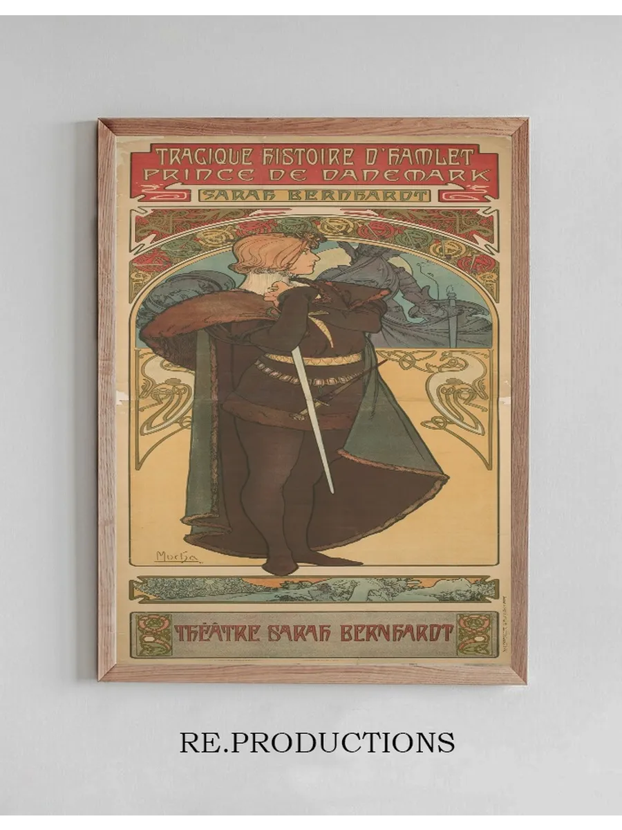 Sarah Bernhardt as Hamlet