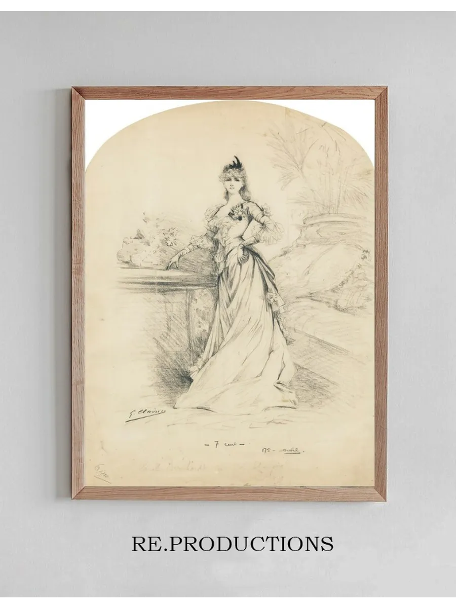 Sarah Bernhardt in L Etrang Re