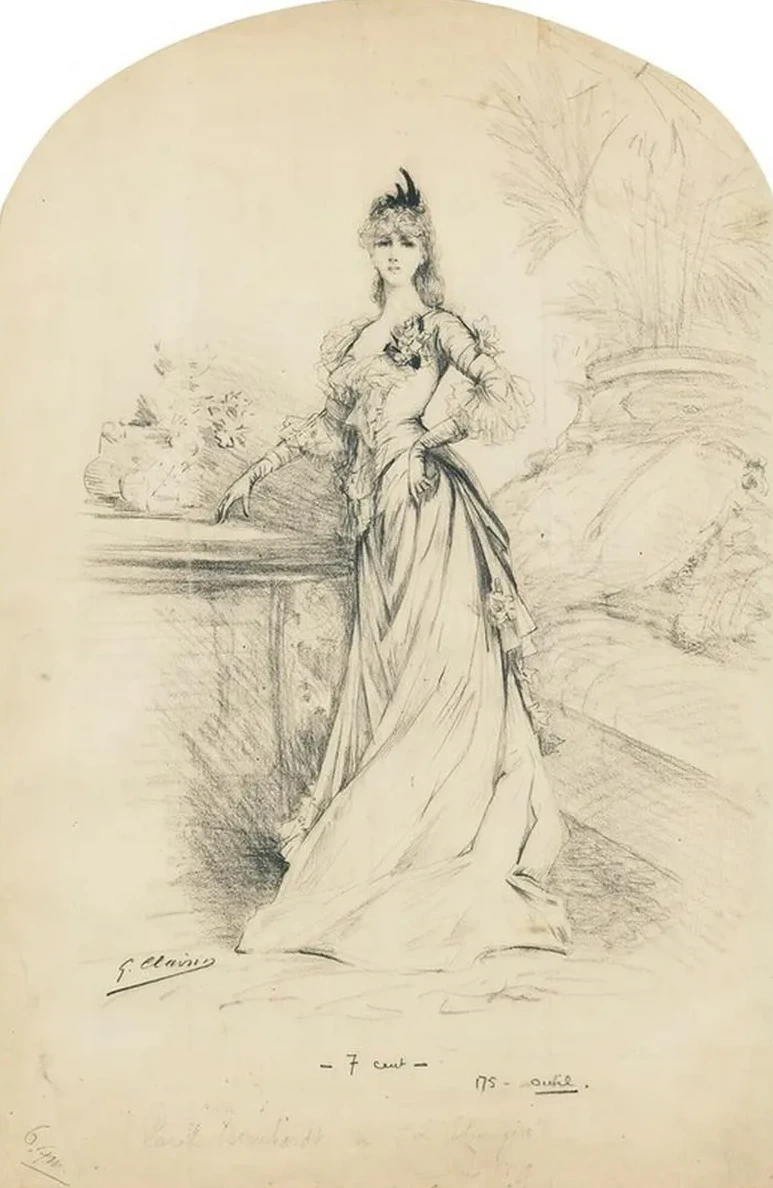 Sarah Bernhardt in L Etrang Re