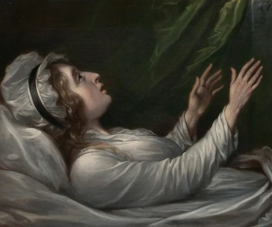 Sarah Trumbull (Sarah Hope Harvey) on HerDeathbed