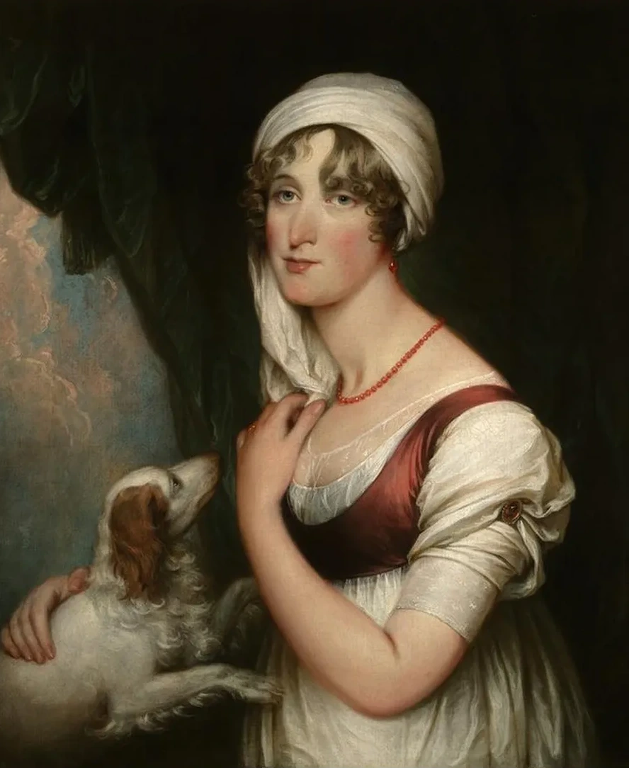 Sarah Trumbull with Aspaniel