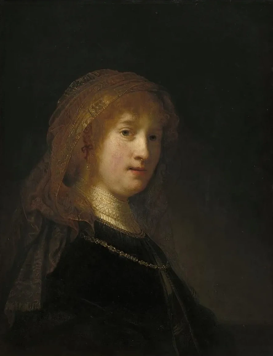 Saskia van Uylenburgh,the Wife of the Artist