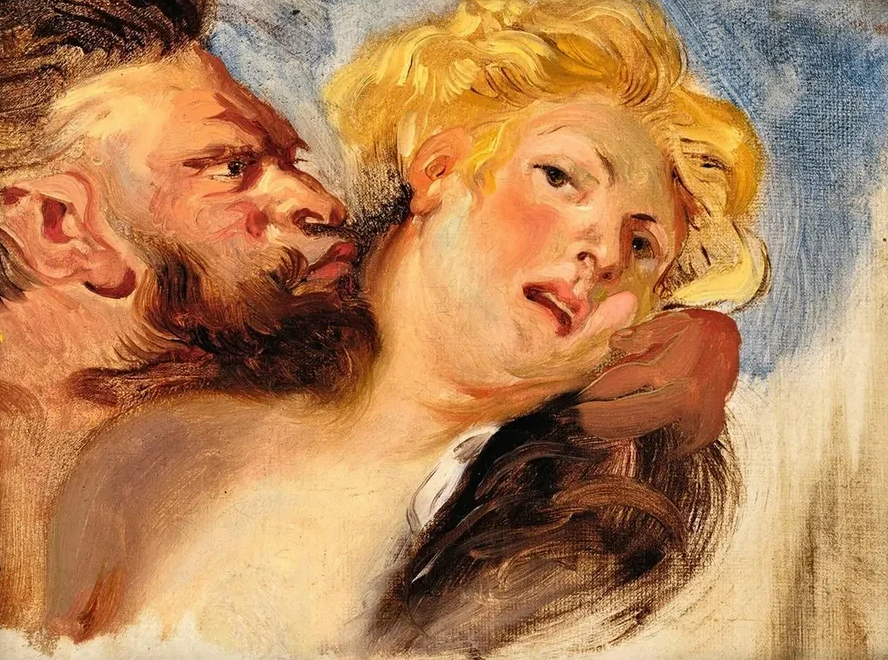 Satyr Embracing A Nymph, After Peter - Paul Rubens