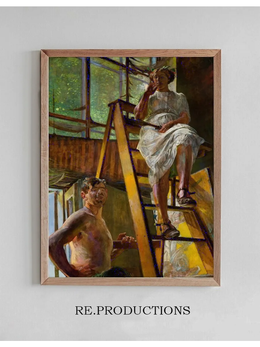 Satyr and a Model