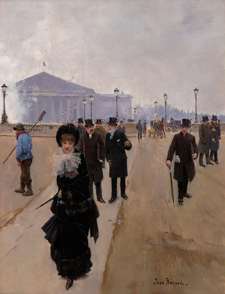 Scene From The Place De La Concorde