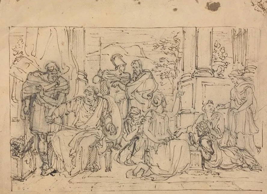 Scene from Timon of Athens