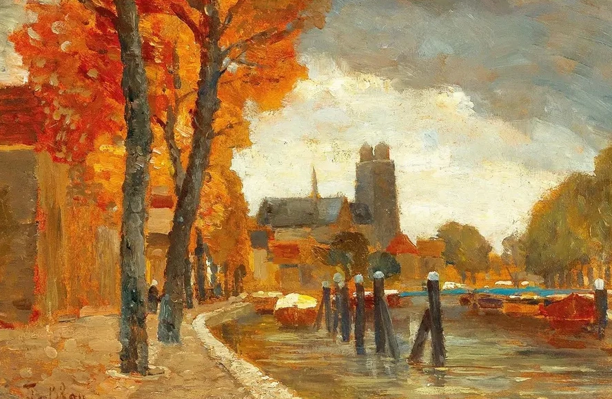 Scene in Dordrecht