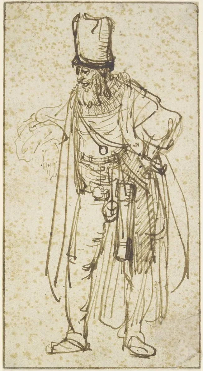 Schauspieler Mit Hoher Kappe