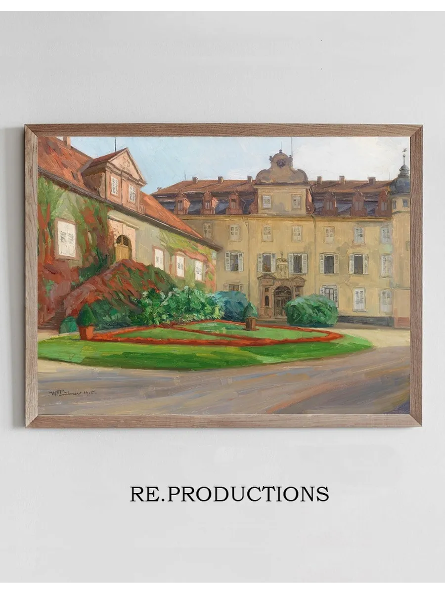 Schlo hof in Baden - Baden im September