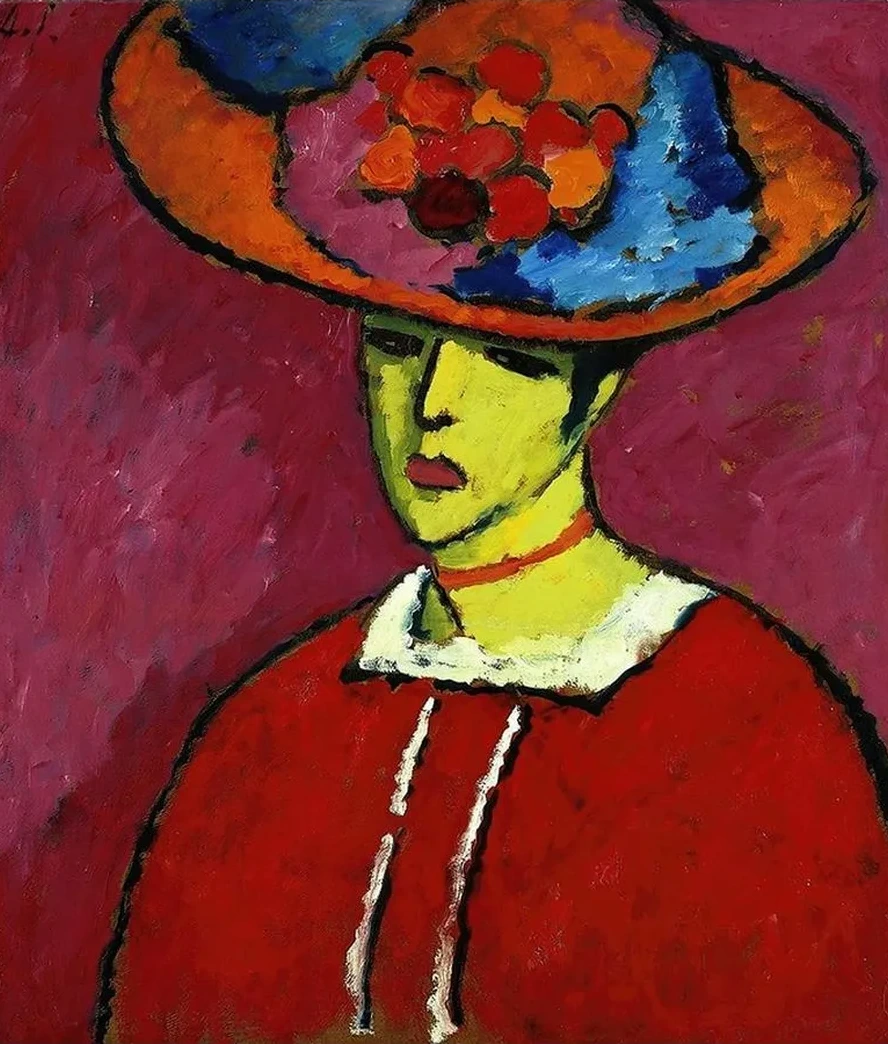 Schokko With Wide - Brimmed Hat