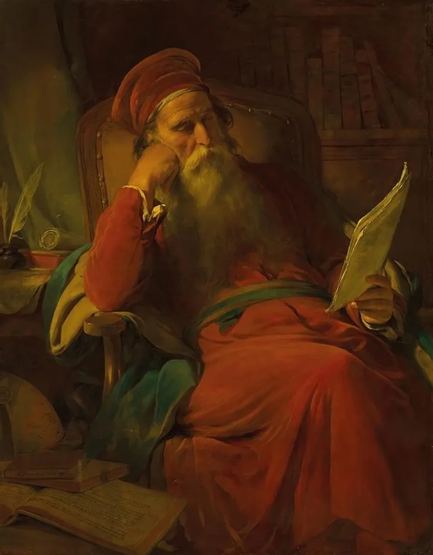 Scholar in His Study