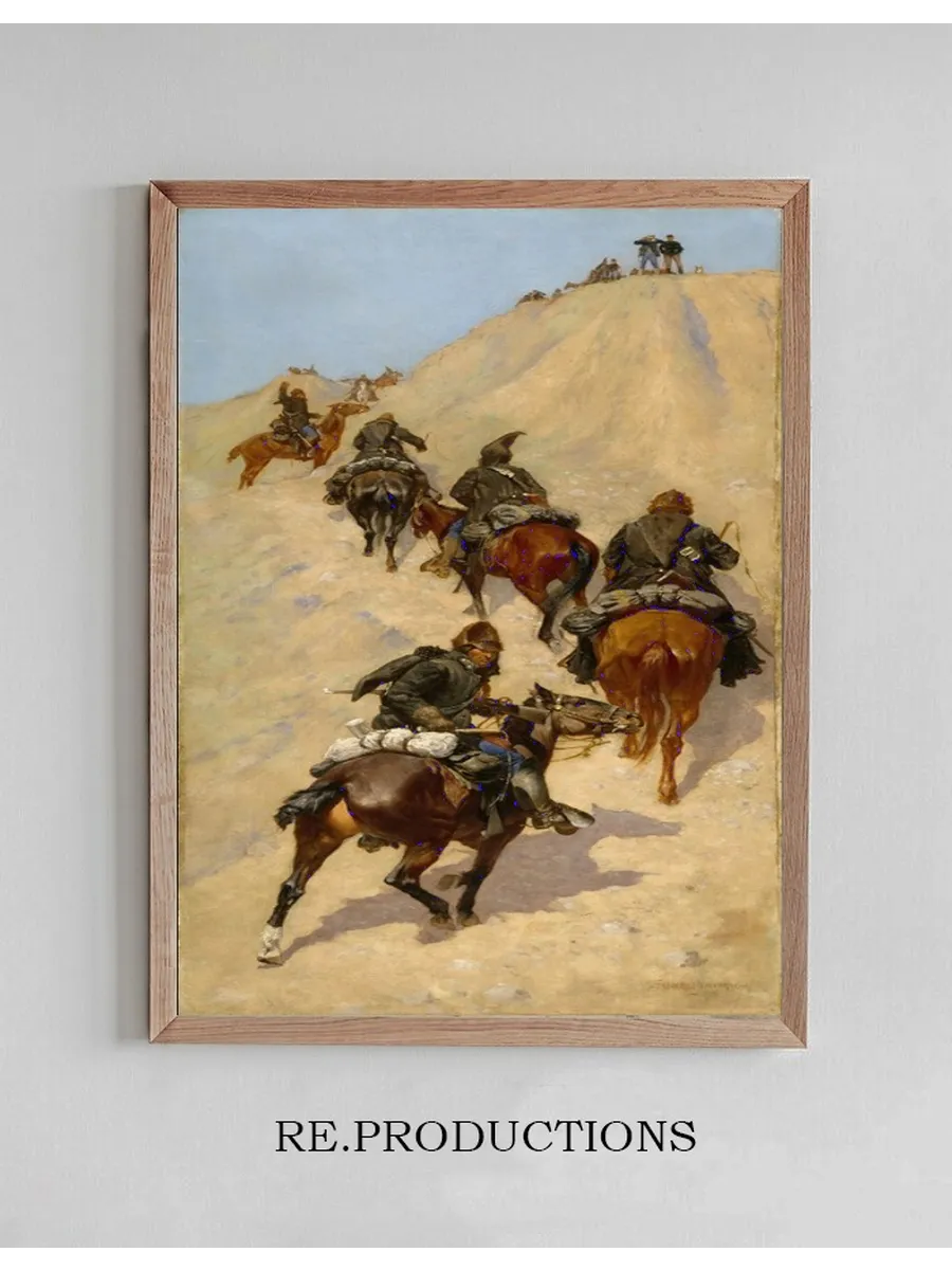 Scouts Climbing a Mountain