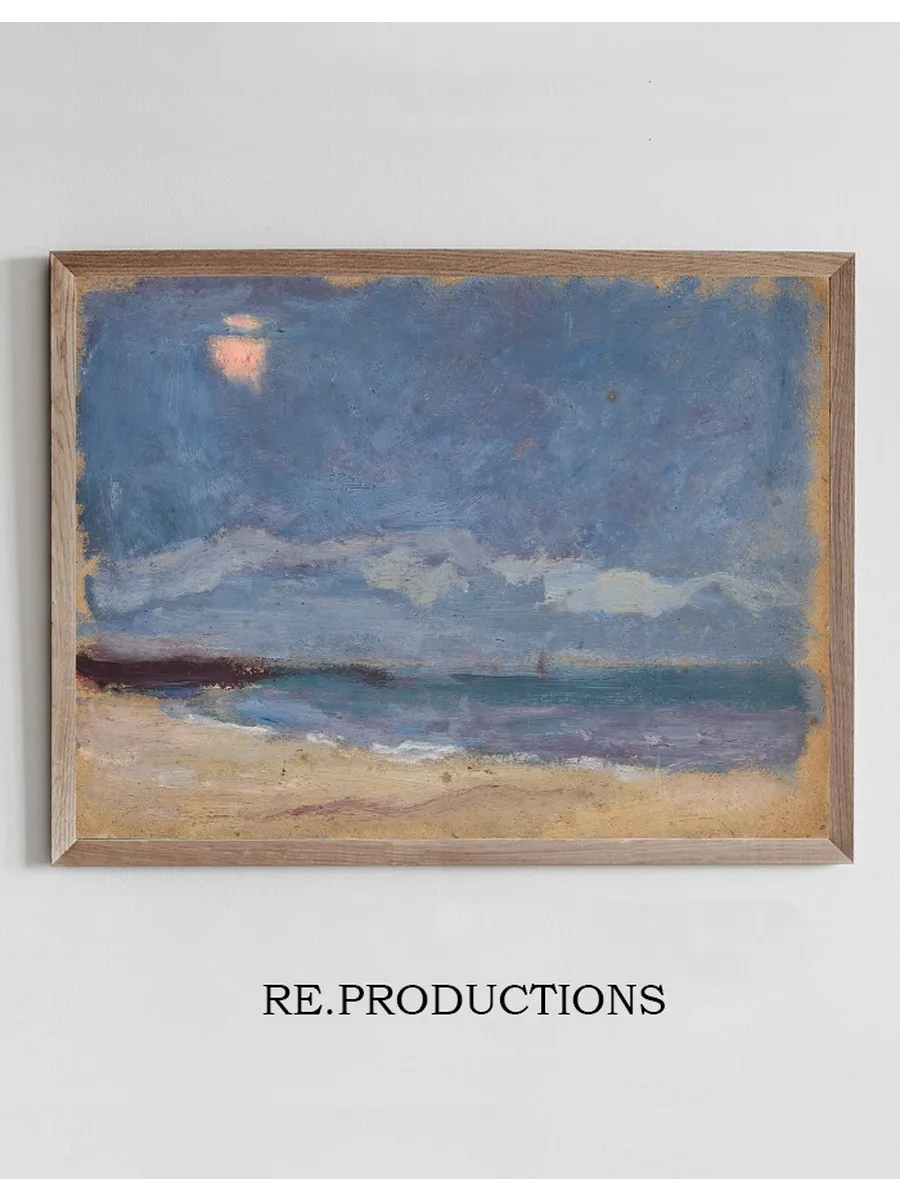 Seascape (the Sun Behind a Cloud)