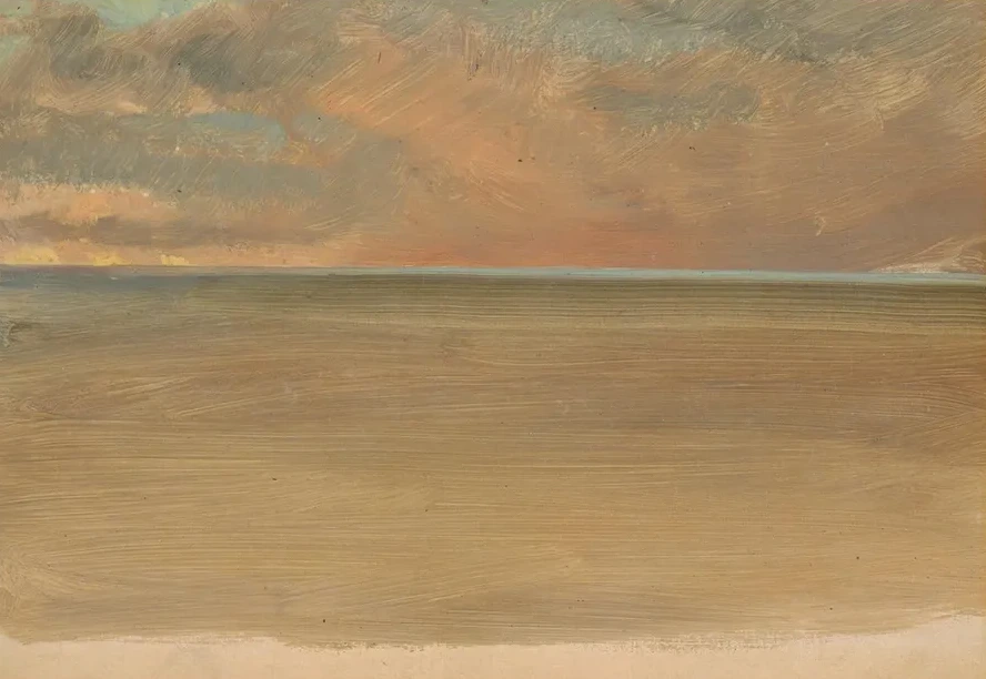 Seascape with Icecap in the Distance