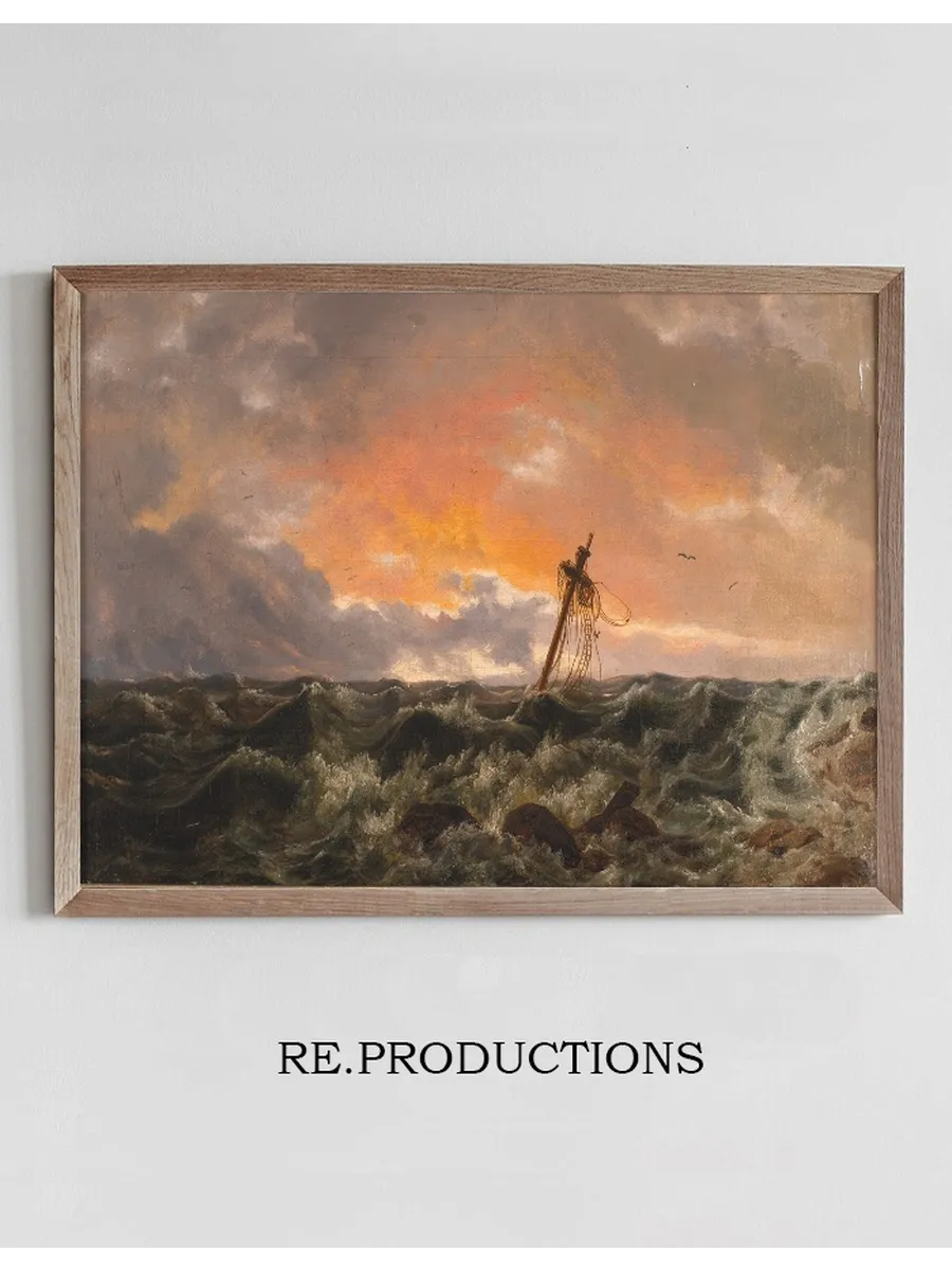 Seascape with a Wreck