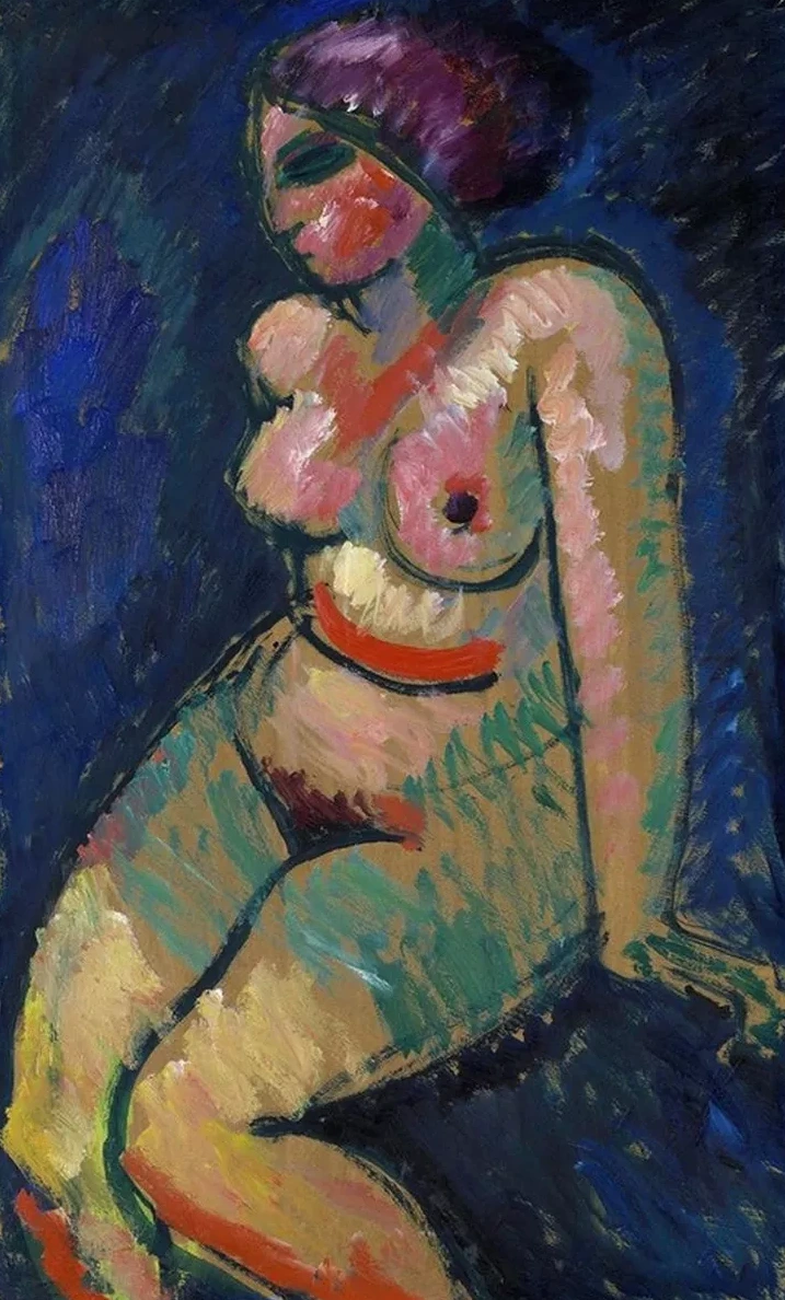 Seated Female Nude