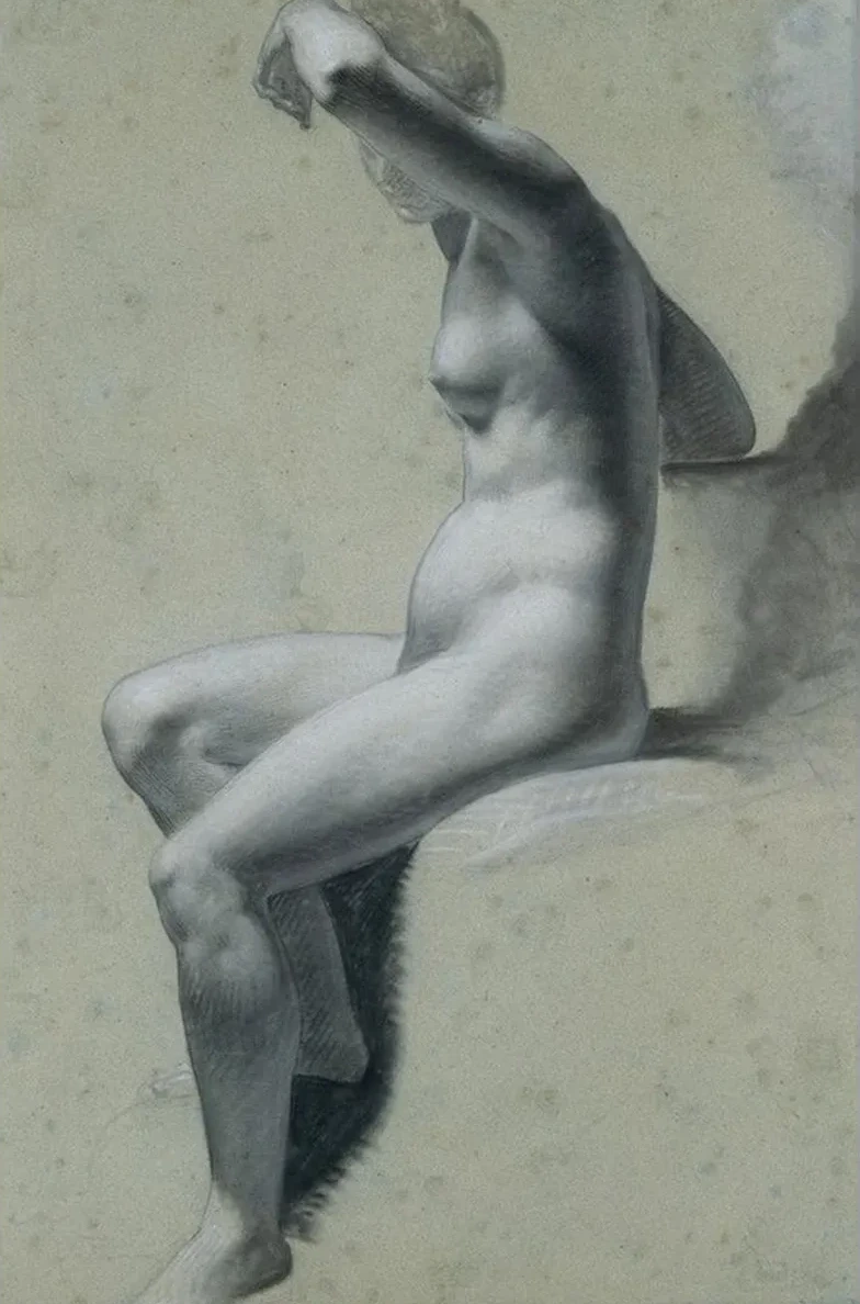 Seated Female Nude
