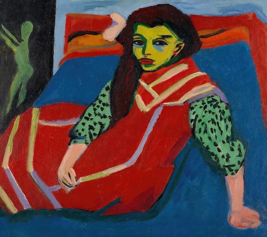 Seated Girl (Fr nzi Fehrmann)