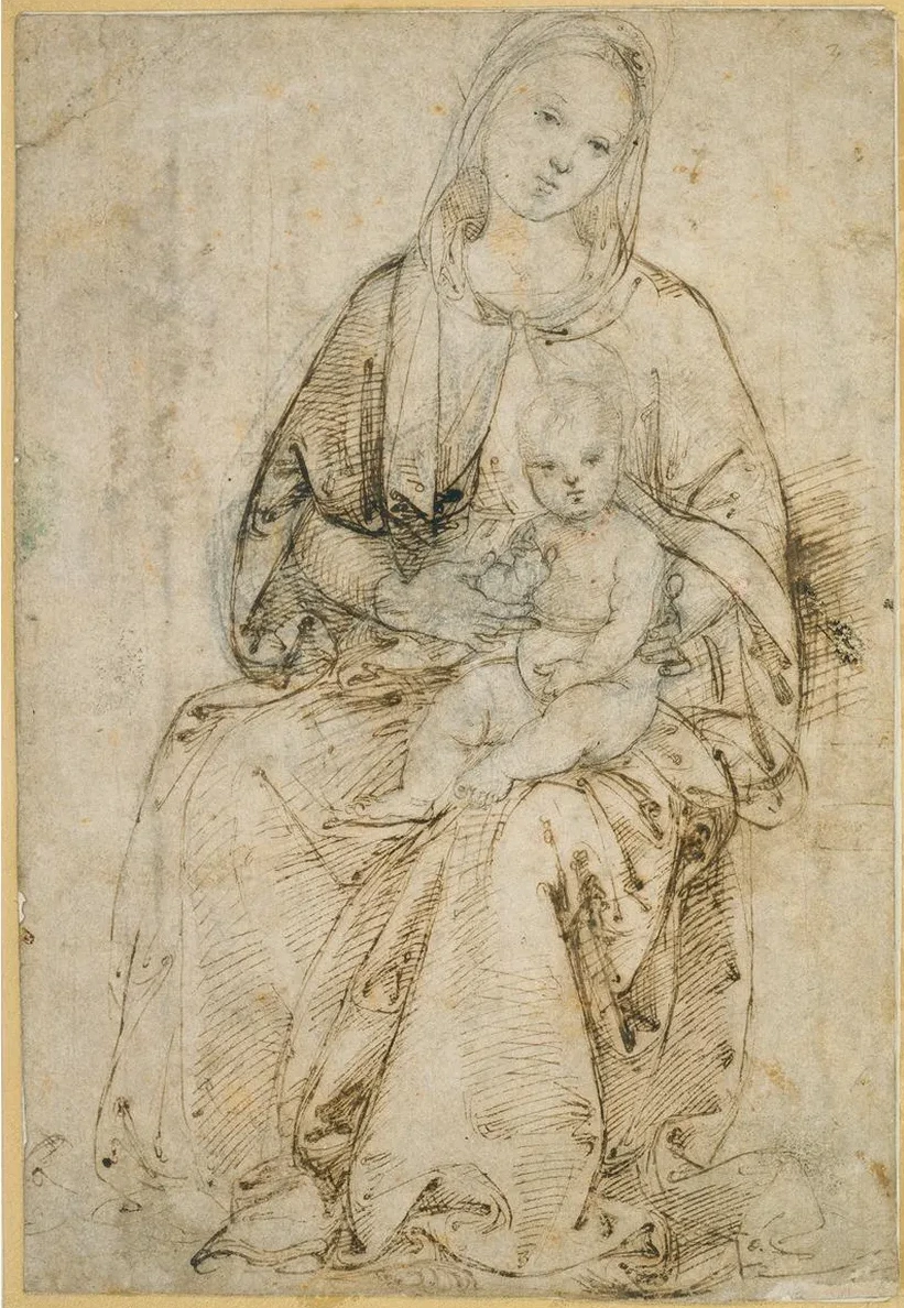 Seated Madonna and Child