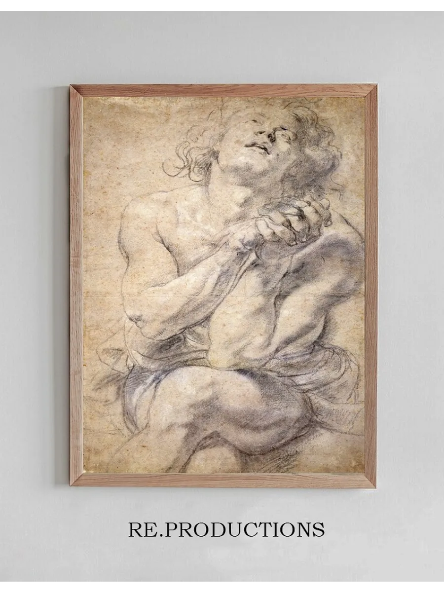 Seated Male Youth (Study for Daniel)