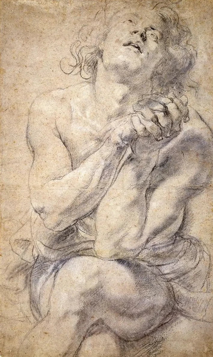 Seated Male Youth (Study for Daniel)