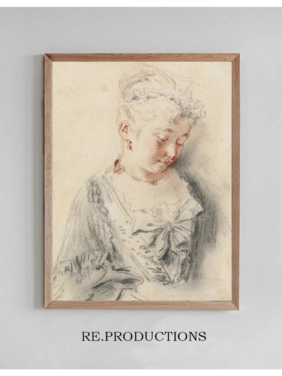 Seated Woman Looking Down